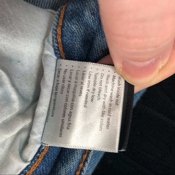 KANCAN Busted Knee Skinny Jeans Stretch Denim Raw Hem 5 26 High Rise Distressed - Picture 11 of 11